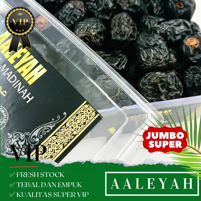 

Kurma Ajwa VIP 1 Kg - Kurma Nabi Super Quality Snack Food kurma ajwa Hitam Toples Cemilan Manis