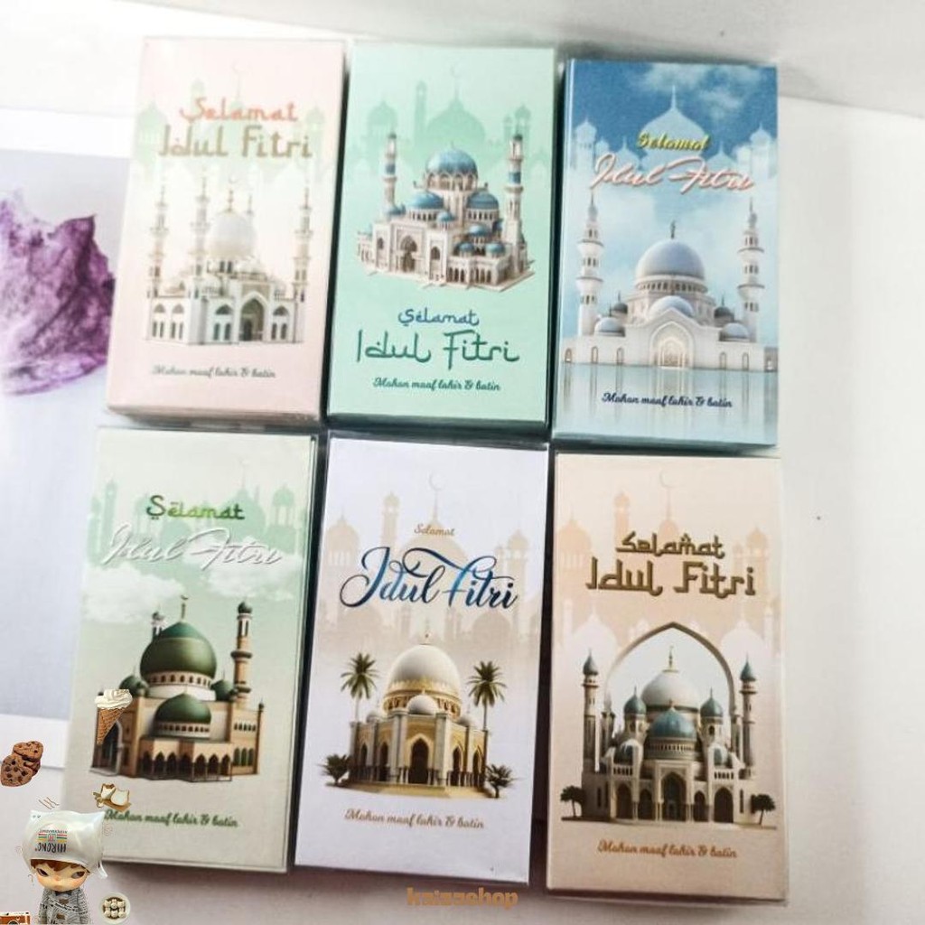 

Amplop Lebaran Idul Fitri Panjang Serbaguna Motif Islamiah Isi 50Pcs Angpo Lebaran Kilat