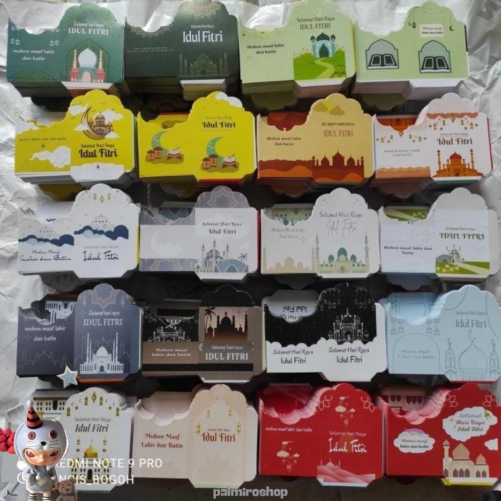 

[ 1Kg Isi 1000 Lembar]Amplop Lebaran Ukuran Medium 7X11,5 (Bisa Cod) Murah