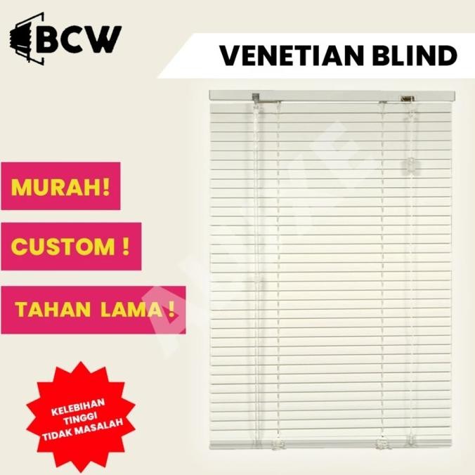 Venetian Blind BCW - Horizontal Blinds / Kerai Aluminium