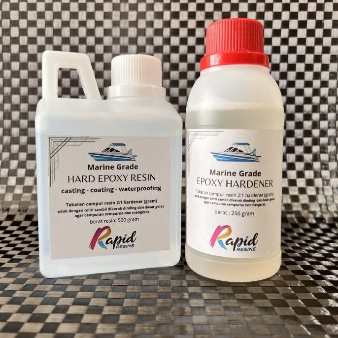 

Epoxy Resin Bening 750 Gram Super Keras Coating Waterproof Art Anti UV