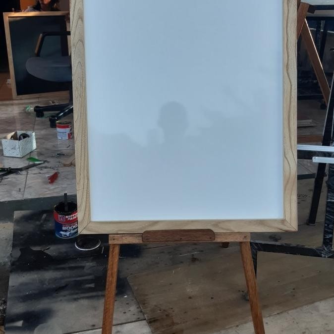 

papan menu 60x90 standing putih magnetik KS