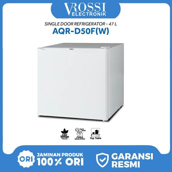 Aqua Japan Kulkas Portable Mini Bar AQR-D50F 47 Liter - Putih