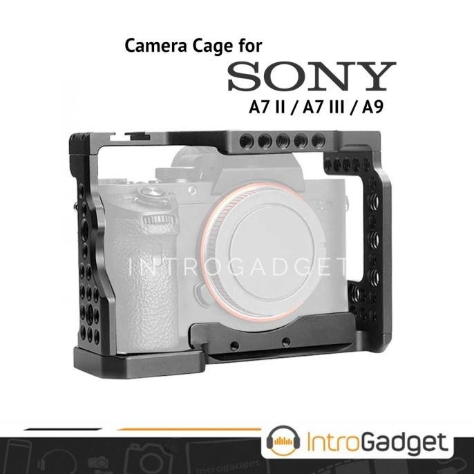 Cage Rig Sony A7II A7III SmallRig UURig Andoer Plate Metal Terlaris