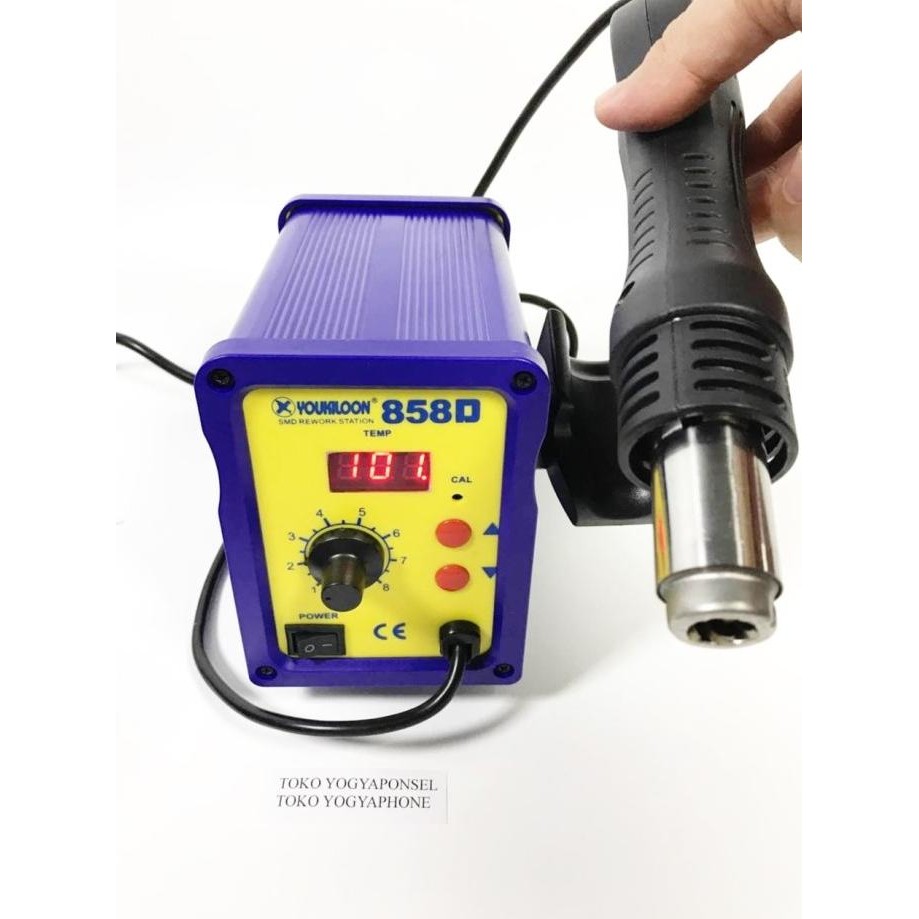 Youkiloon 858 D Original Blower Heat Gun Solder Uap Original Dan Terpercaya