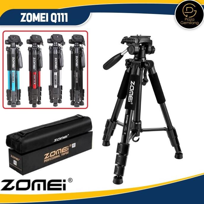 ZOMEI Q111 Professional DSLR Tripod & Pan Head - Tripod Zomei Q111 Terlaris