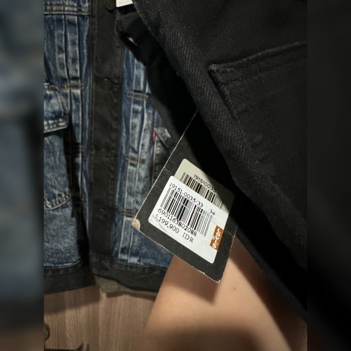 Jual Cepat New Celana Levis 511 Black Original With Tag (Selvedge Scothlight) W33 L34 Tidak Jadi