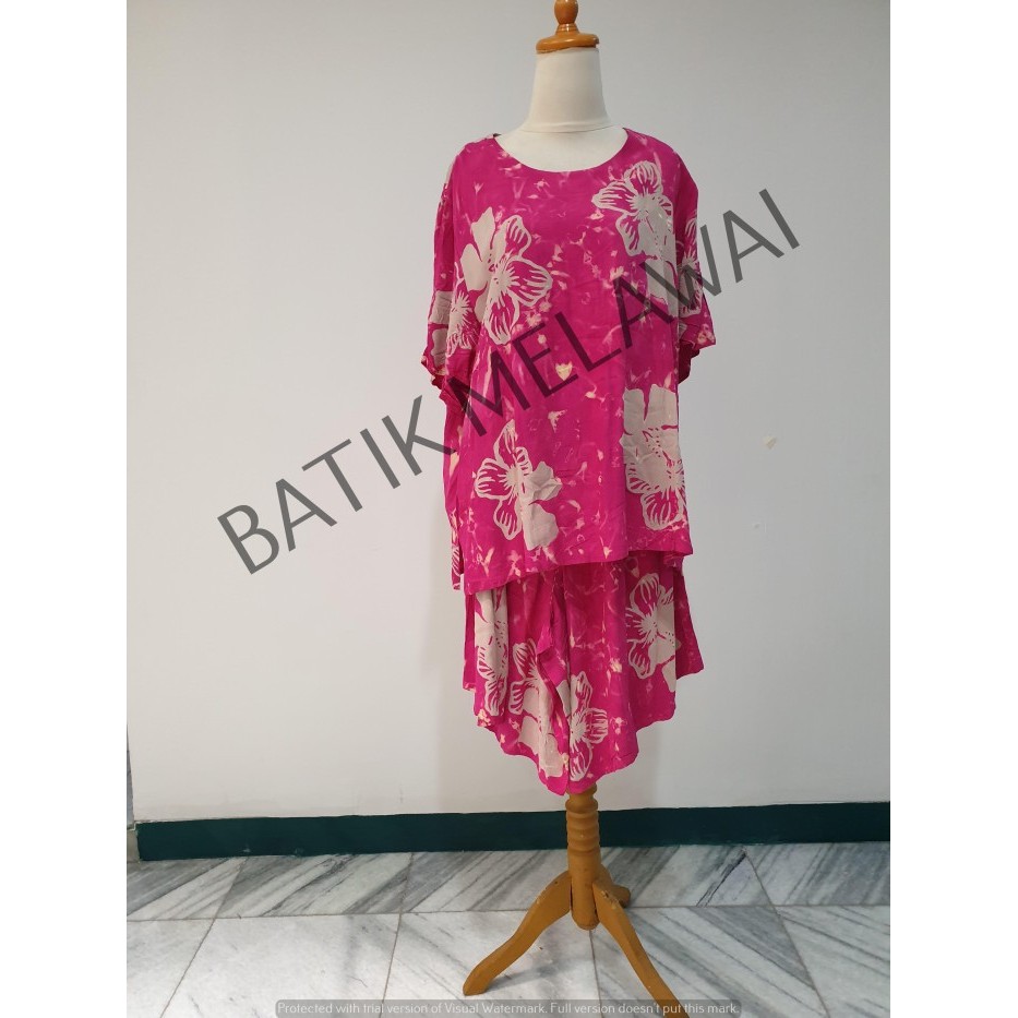 Setelan Batik PREMIUM SUNAN ORI Kulot tangan pendek TS