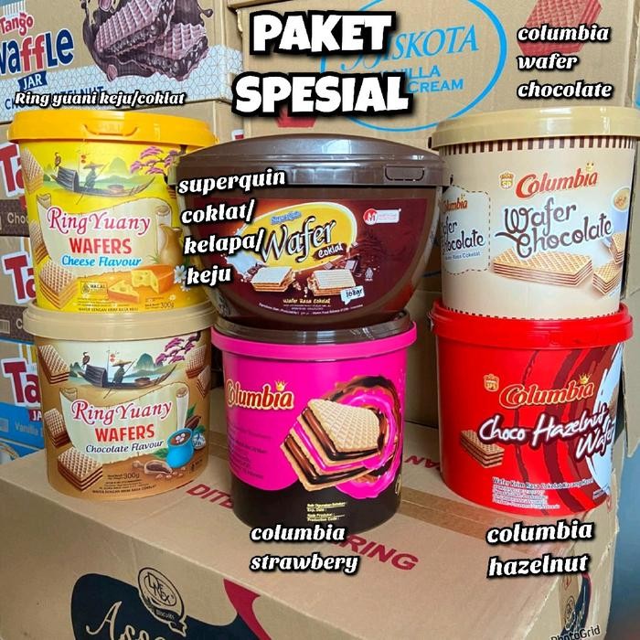 

PAKET SPECIAL Mix Varian Wafer - Makanan Ringan - Cookies, Food