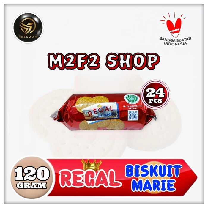 

Biskuit Marie Regal Original Roll - 120 gr (Harga 24 Pcs)