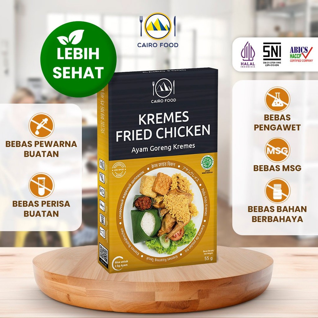 

Bumbu Ayam Goreng Kremes Spice Mix Sehat - Cairo Food