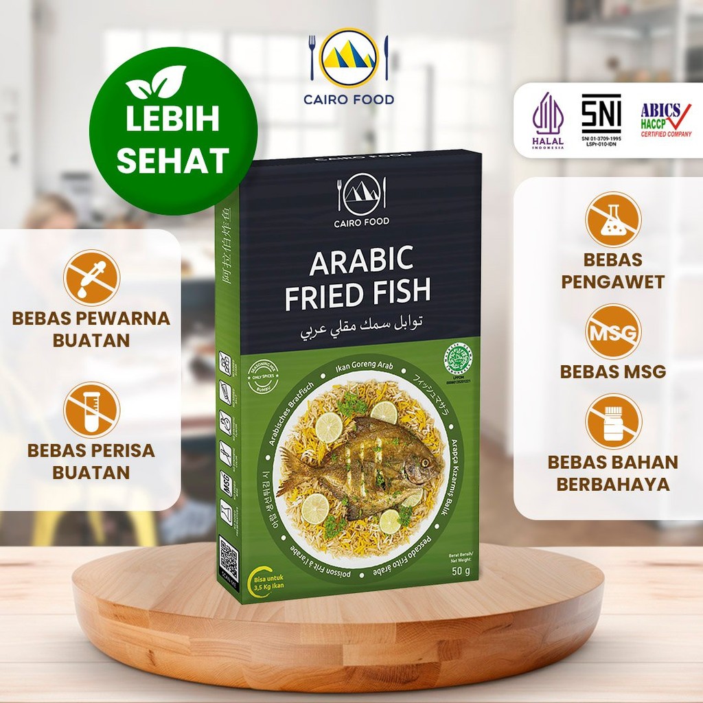 

Bumbu Ikan Goreng Arab Spice Mix Sehat - Cairo Food