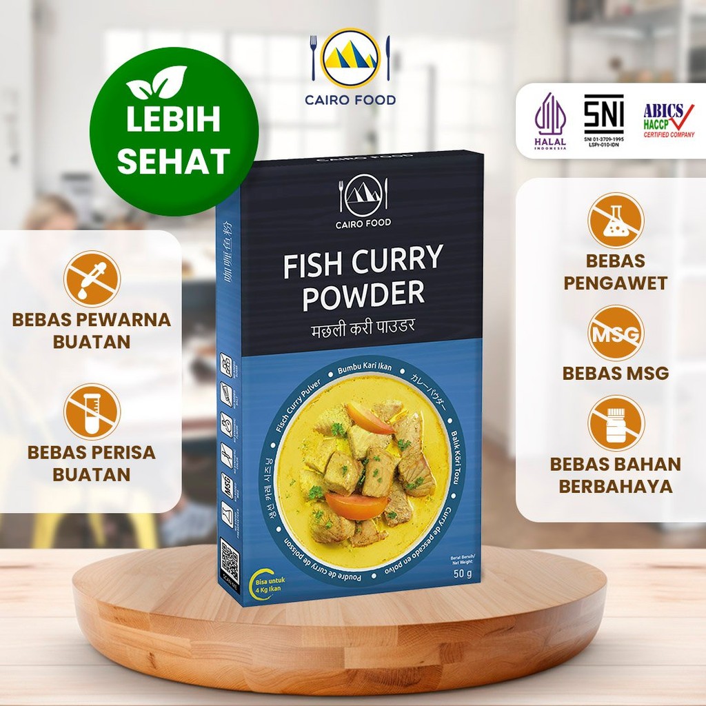 

Bumbu Kari Ikan Spice Mix Sehat - Cairo Food