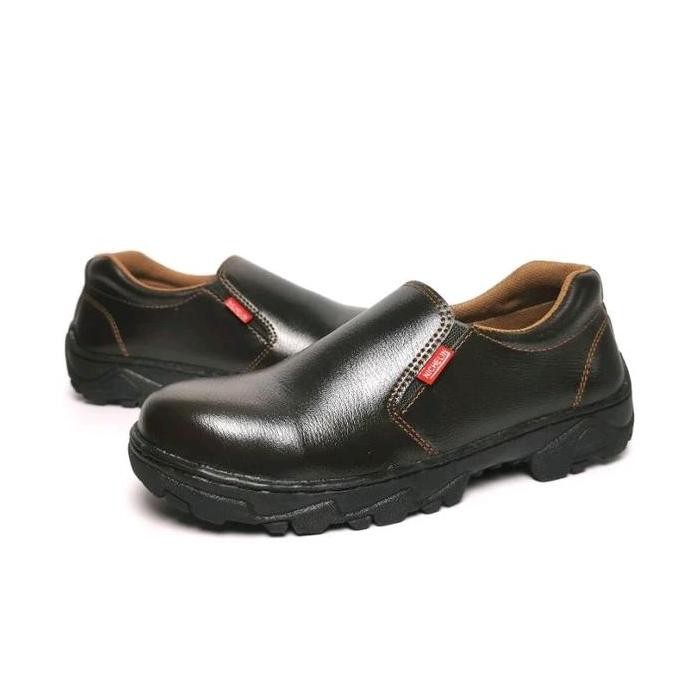 Sepatu Safety Caterpillar Sepatu Safety Slip-On Sepatu Kerja Proyek Ujung Besi Shoes Pria Boots Hita