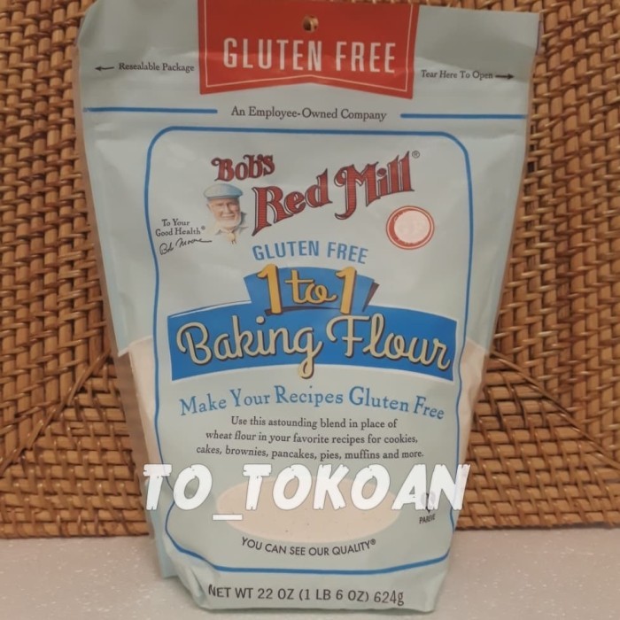 

BOB'S BOBS RED MILL 1 to 1 Baking flour 624 gram