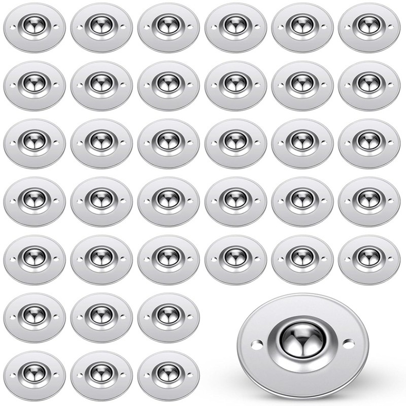 GC 5/8In Roller Ball Transfer Bearing Ball Transfer Bearing Casters Carbon Ball Bearing Rollers 360 