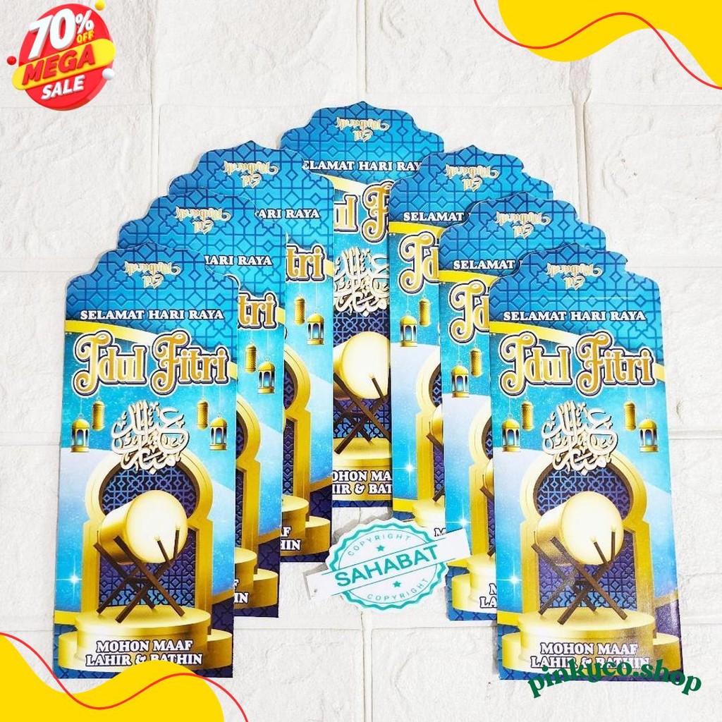 

[ 100 Pcs ] Amplop/Angpau Lebaran Idul Fitri Motif Masjid/Uang Dan Atm Ukuran Panjang Isi 100 Pcs Diskon