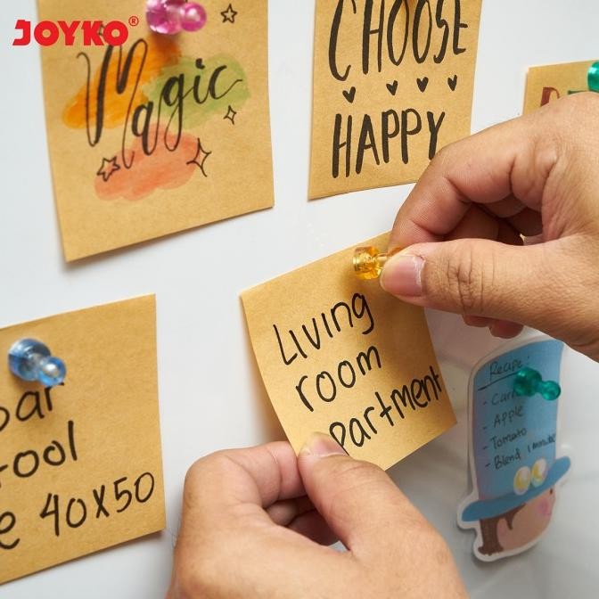 

Joyko Magnet Whiteboard / Magnet Papan Tulis Kecil Kantor Kulkas Bulat