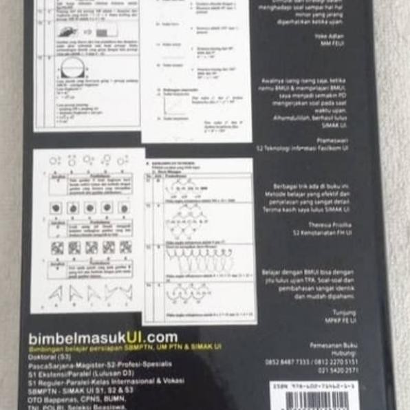 || PROMO BUKU / BUKU SOAL&PEMBAHASAN DISERTAI TEORI SIMAK UI S-1 S-2 S-3 TPA & ENGLISH DISKON