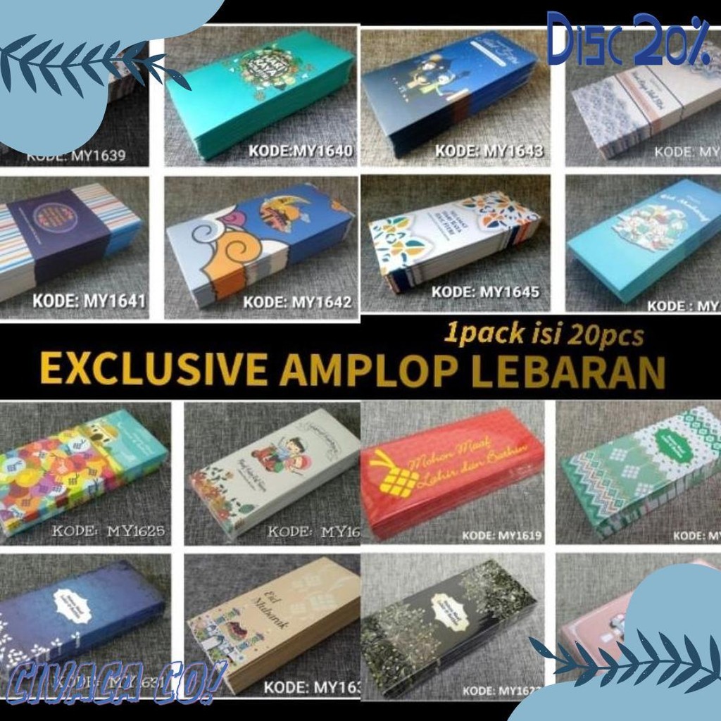 

Amplop Lebaran Exclusive Mewah, Ampau Spesial Idul Fitri Berkualitas Diskon