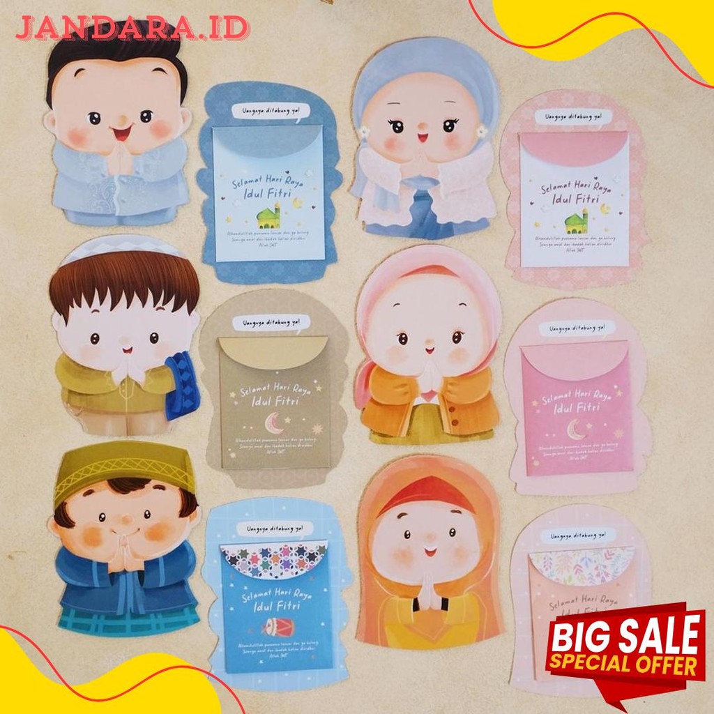 

Amplop Lebaran Angpao Idul Fitri Lucu Ready Stock Flash Sale! Diskon Hingga 70%