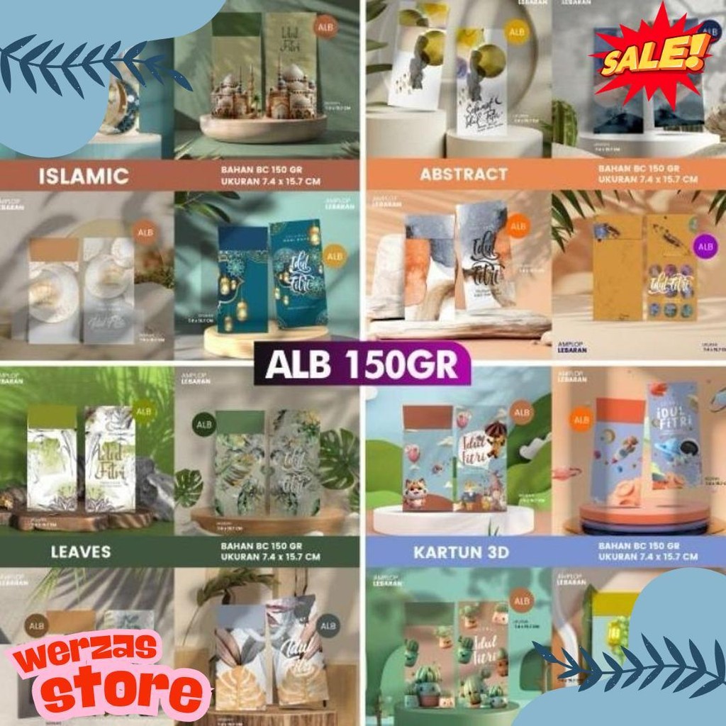 

Amplop Lebaran Premium | Amplop Lebaran Aster 150Gsm | Isi 100Pcs 4Motif (Sesuai Tema) | Amplop Lebaran Kekinian Diskon Setengah Harga