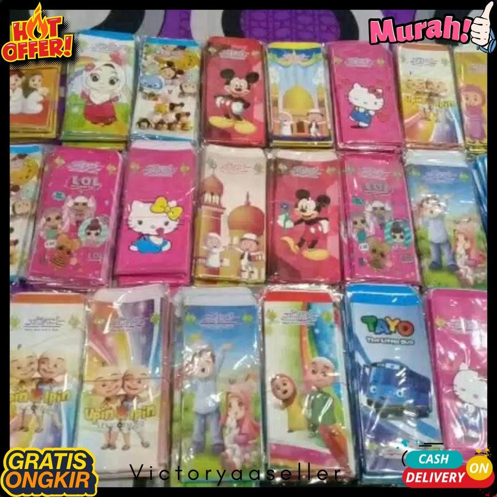 

Promo 20 Pack Isi 200 Amplop Lebaran Jumbo /Packet ..7X18 Terlengkap Dan Termurah