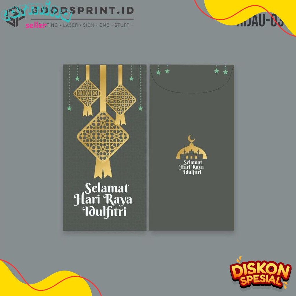 

Angpao Lebaran Premium Hijau Amplop Thr Idul Fitri Isi 6 Pcs Print Uv Diskon Setengah Harga