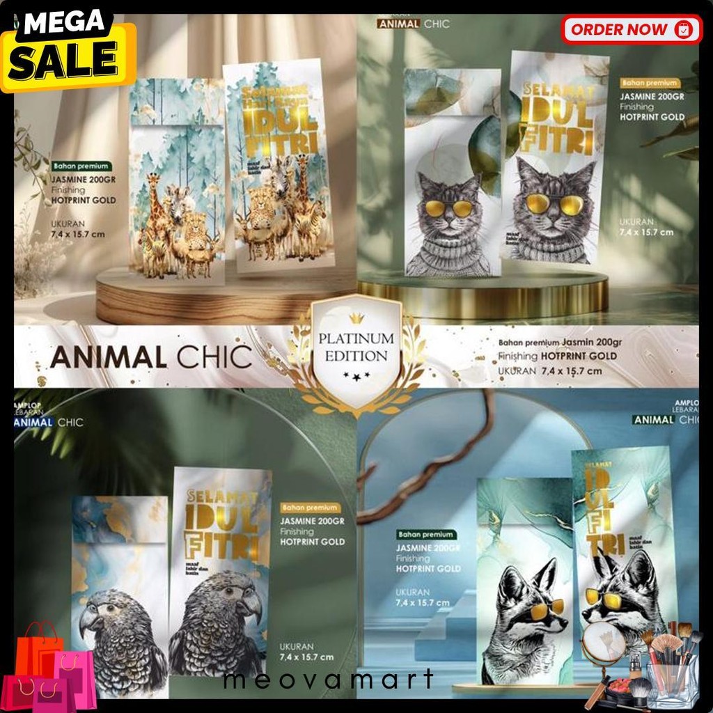 

Amplop Lebaran Platinum Edition (Isi 40 Pcs) | Bahan Premium Jasmine | Isi 4 Desain Sesuai Tema Terlengkap Dan Termurah