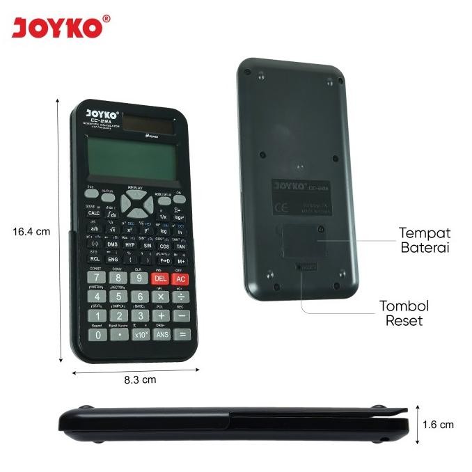 

Joyko Scientific Calculator Kalkulator Ilmiah Joyko Matematika CC-29A