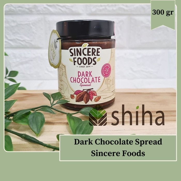 

Dark Chocolate Spread Almond Hazelnut Selai Cokelat 300gr Sincere Food