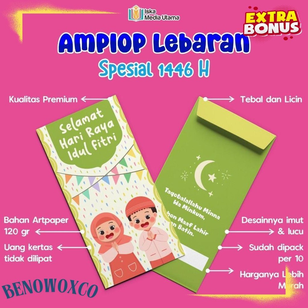 

Amplop Lebaran 2025 - Isi 50Pcs [Pustaka Hulwah] Flash Sale! Diskon Hingga 70%
