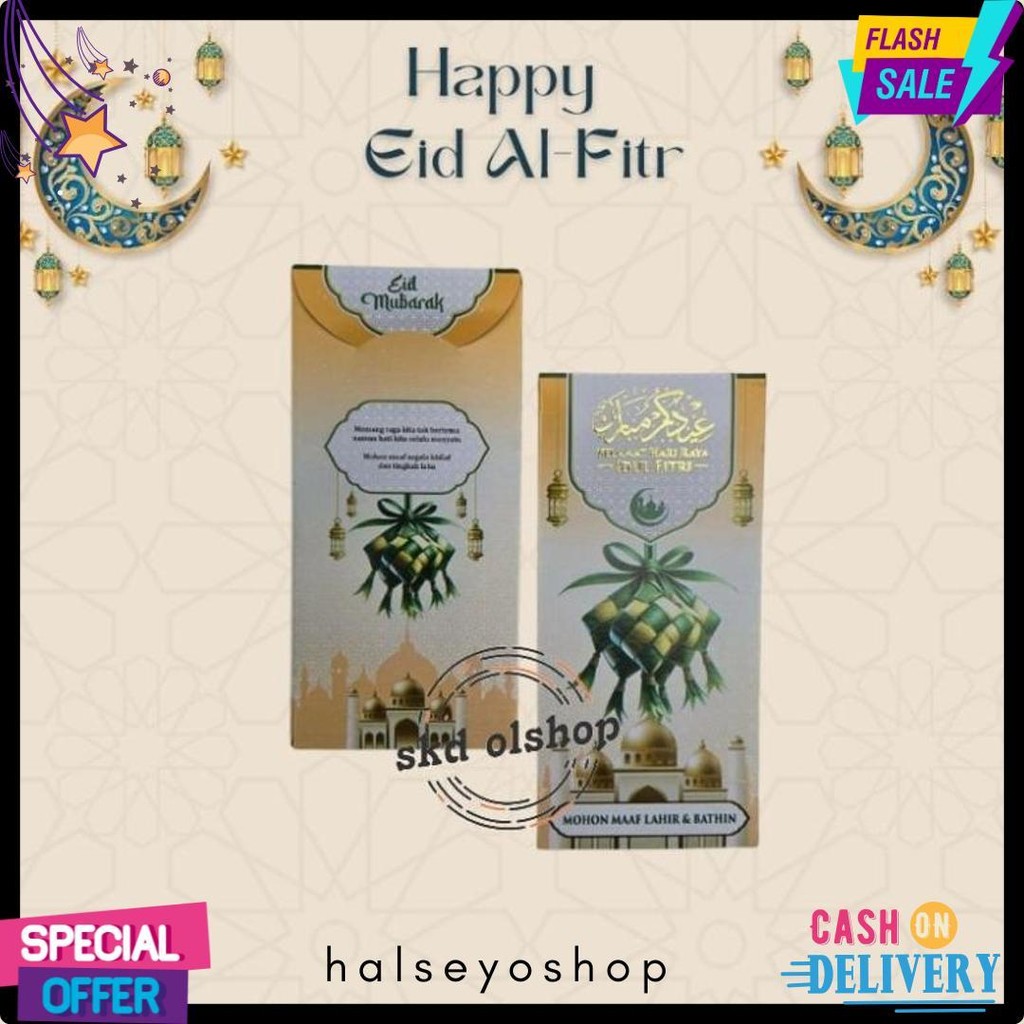 

Amplop Lebaran Angpau Lebaran Prmium Poly Embos Df2 Ukuran Panjang 7,5 X 16 Cm(Isi 25 Lembar) Diskon