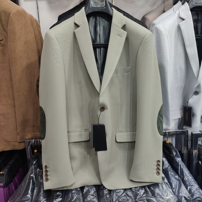 blazer pria casual big size sage green blazer casual import