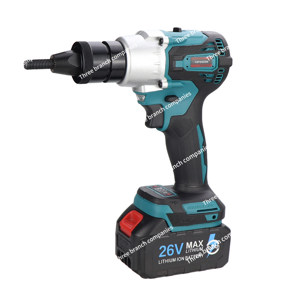HOT SALE Brushless electric pull mother gun 21V rechargeable automatic rivet nut gun rivet gun pull 