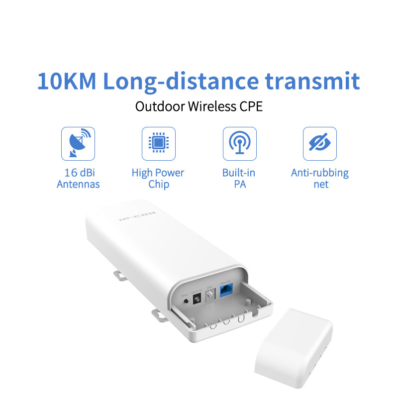 HOT SALE 10KM Point To Point Long Range Outdoor CPE 867Mbps Wireless Wifi Router Extender Bridge Nan