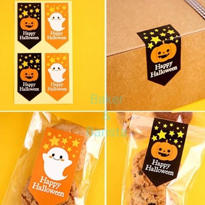 

.........] Sticker Halloween Pumpkin Ghost Trick or Treat 2lmbr/Hiasan Halloween