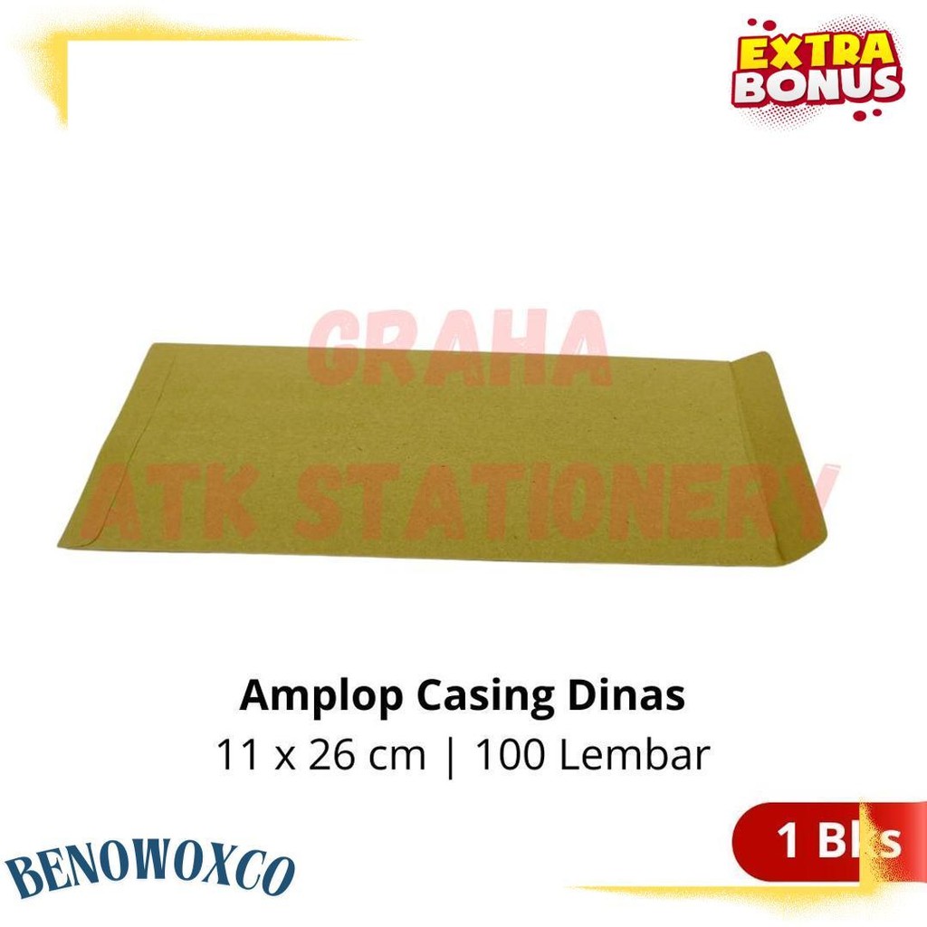 

[1 Bungkus] Amplop Coklat Dinas Aa 11X26 Cm / Amplop Casing Dinas / Amplop Kesing Dinas Aa 11X26 Cm Diskon Setengah Harga