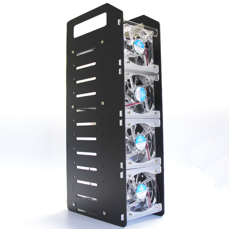 GPR Aluminum alloy hard disk rack 3.5 heat dissipation bracket HDD multi-layer mechanical HDD expans