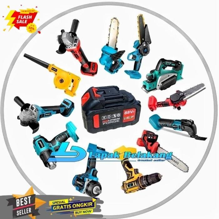 TRENDING BATERAI IMPACT 88VF BATTERY 88VF BATERAI MESIN GERINDA JLD