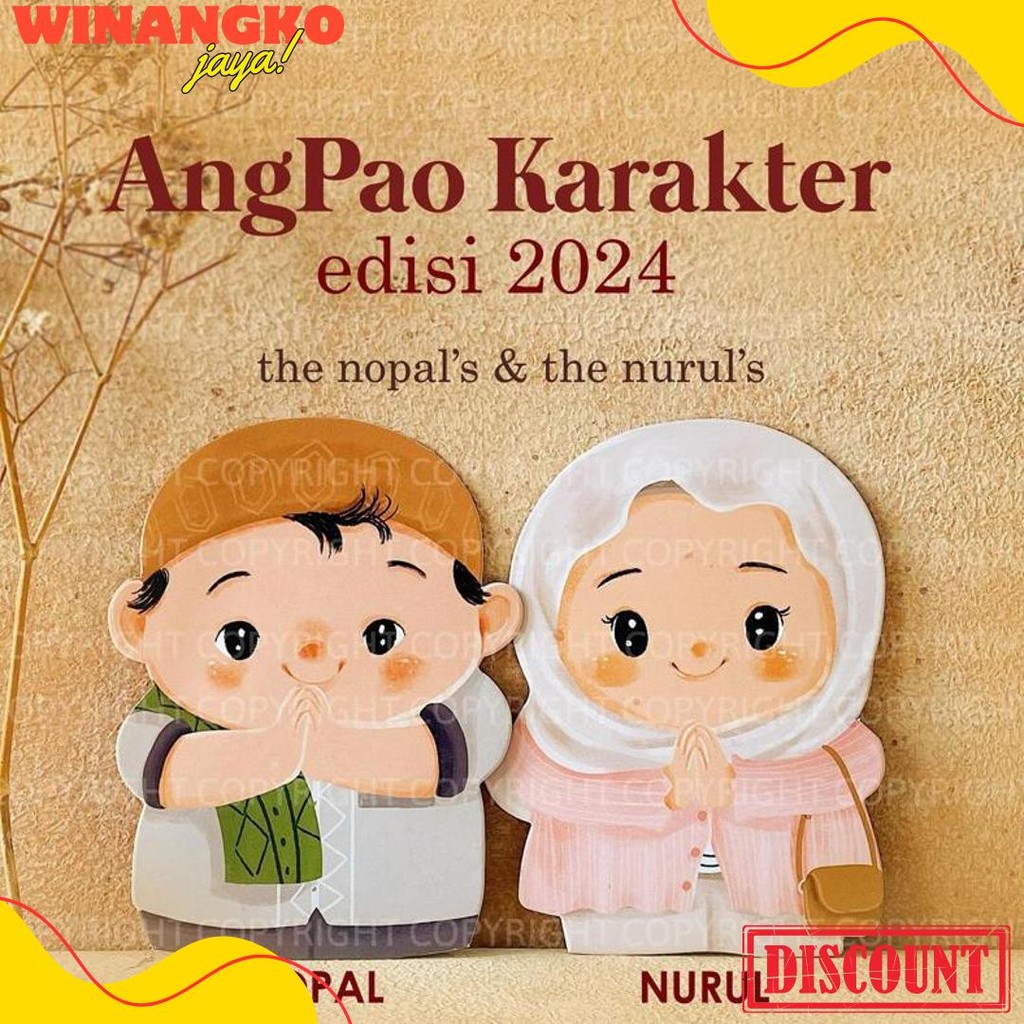 

Amplop Lebaran Idul Fitri - 1 Set Isi 6Pcs Diskon Setengah Harga