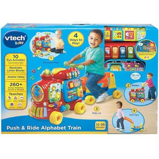 /////] VTECH PUSH & RIDE ALPHABET TRAIN ORIGINAL MAINAN KERETA EDUKASI ANAK