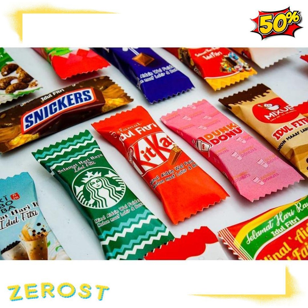 

50Pcs Amplop Lebaran Permen Amplop Viral Aestetik Angpao Murah Diskon