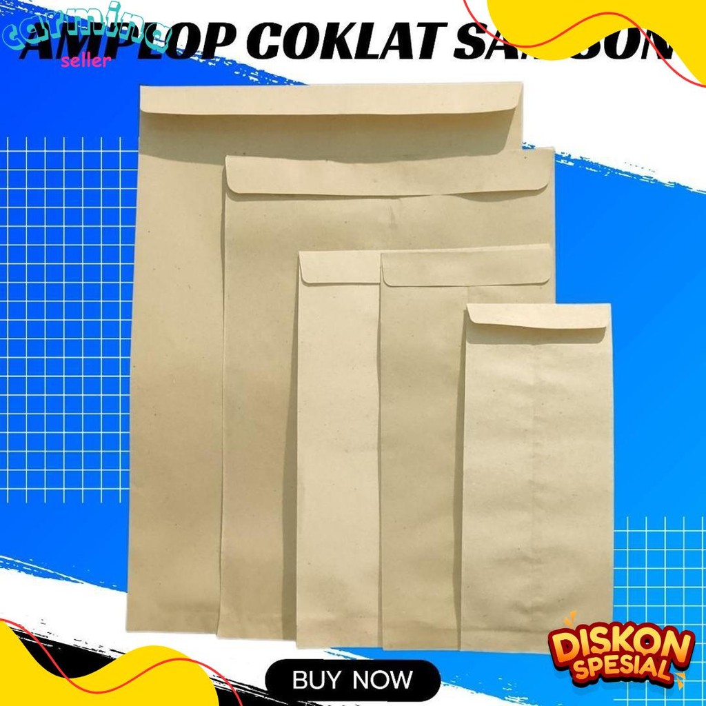 

Amplop Coklat Samson Isi 100 Lembar/ Amplop Coklat (D Dan E) Terlaris! Produk Ini Banyak Dicari