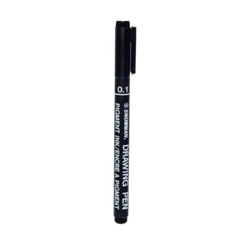 

Gramedia Pettarani - Snowman-Drawing Pen 0.1 Warna Hitam