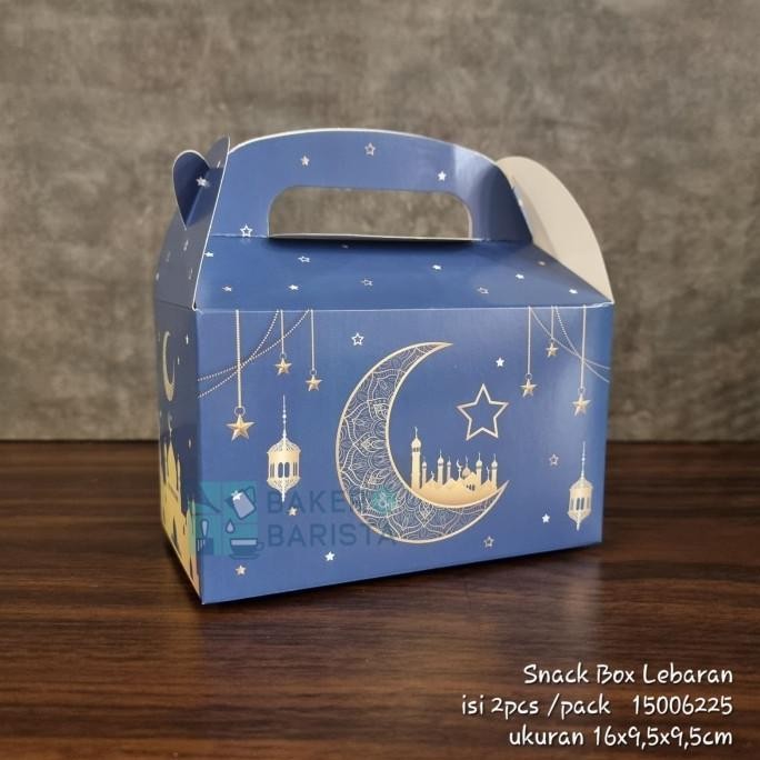 

!!!!!!] Box lebaran snack box isi 2pcsmotif idul fitri dus goodies bag party