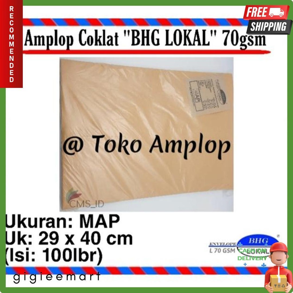 

Amplop Coklat Map ( 29X40Cm ) Terlengkap Dan Termurah