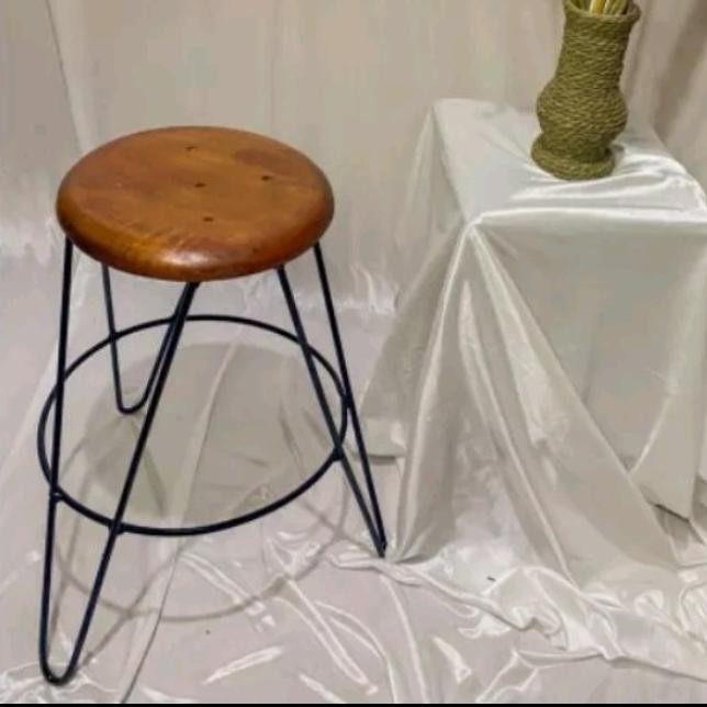 populer] KURSI BASO KAKI BESI COR TINGGI 50 CM KUAT DAN STABIL