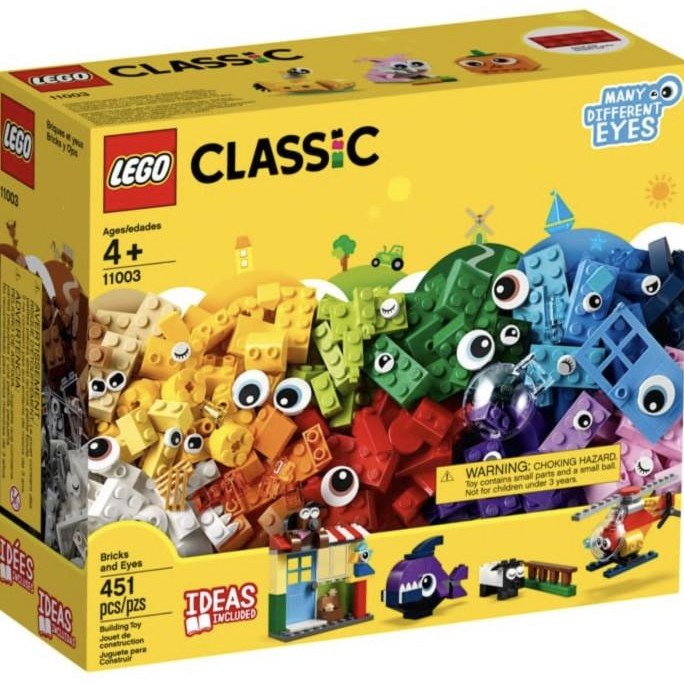 +++++] LEGO CLASSIC 11003 BRICKS AND EYES LEGO CLASSIC ORIGINAL LEGO CLASSIC