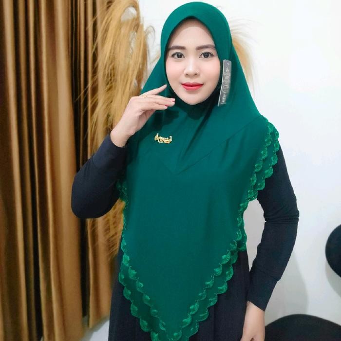 HIJAB FO KALYA SULAM DUA LAYER MEWAH